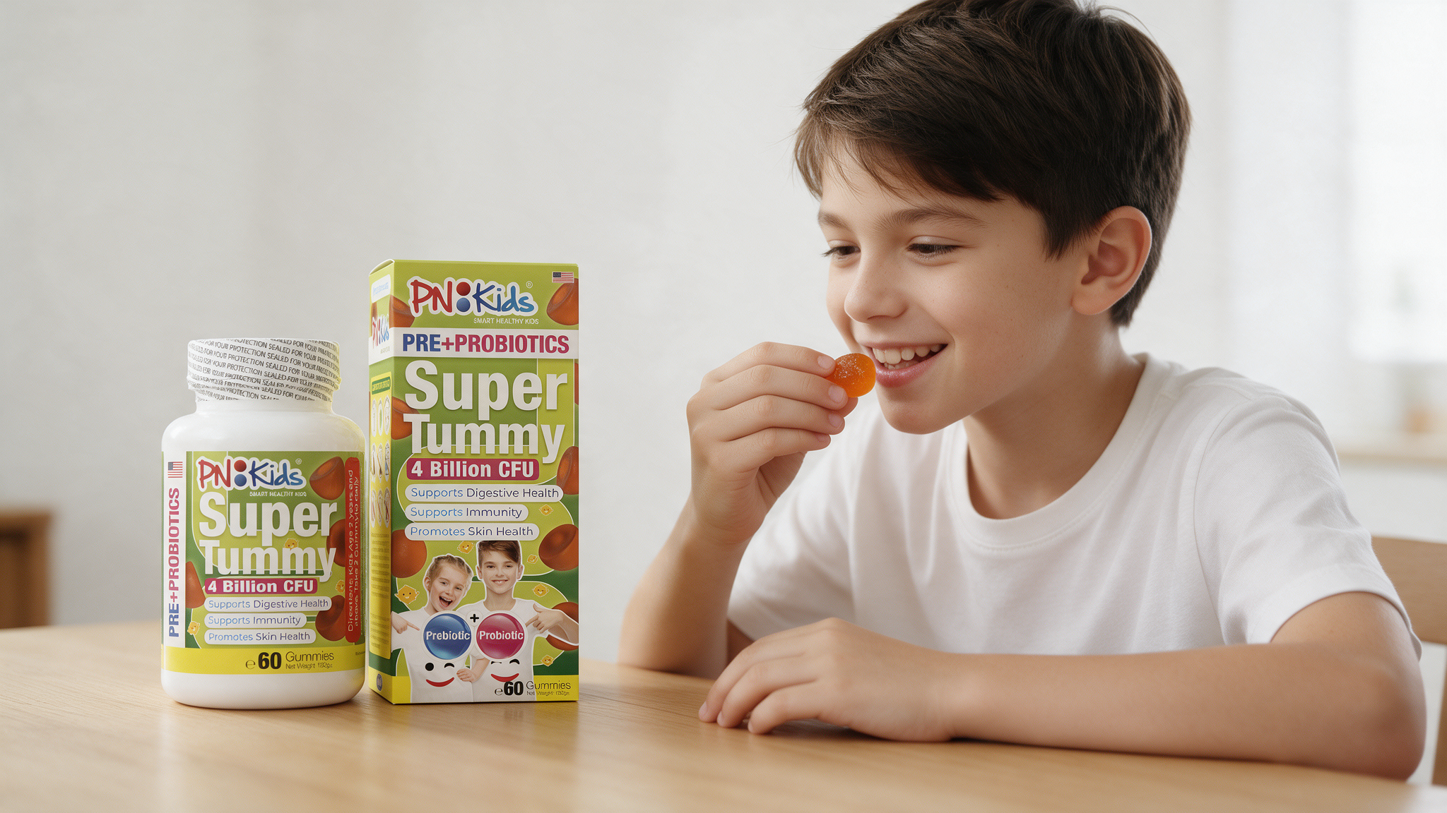 Super Tummy - PreBiotics + ProBiotics (No Sugar Coated) lifestyle